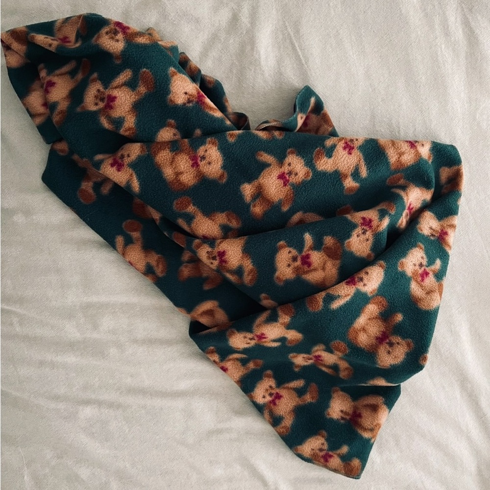 Cozy Teddy Bear Print Blanket